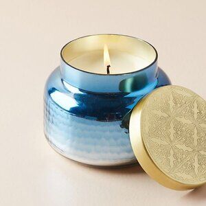 Anthropologie Capri Blue Volcano Ombre Glass Jar Candle NEW - Medium 19 oz